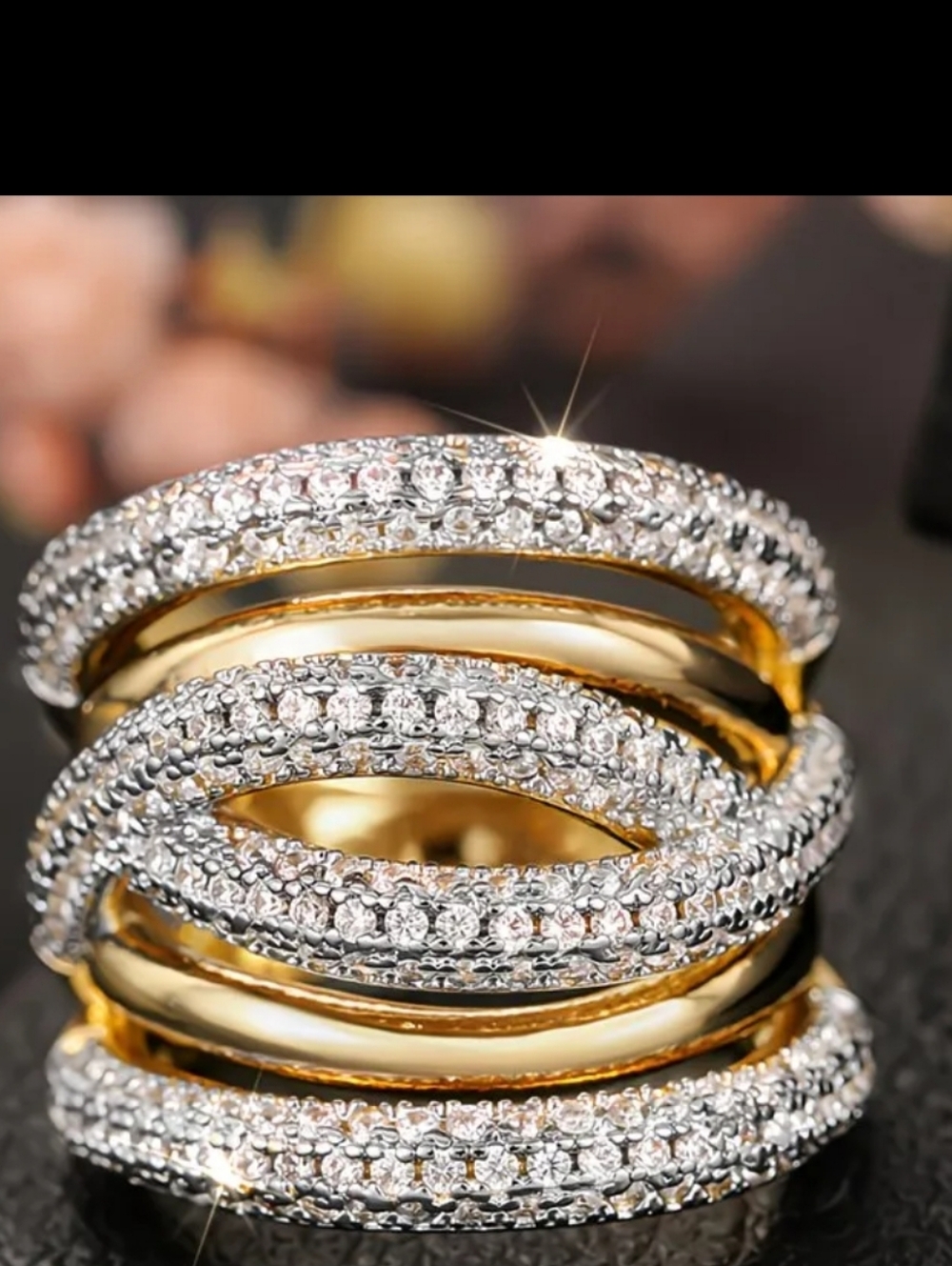 18 Kt Gold Plated Ring